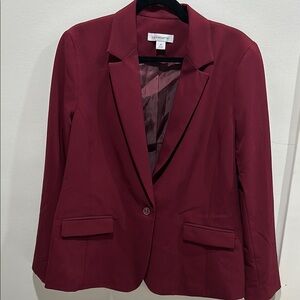 Liz Claiborne Women's Burgundy Blazer